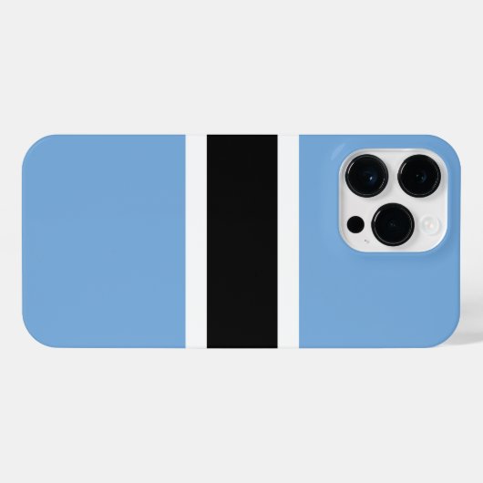 Coque Pour Pour iPhone 14 Pro Max Drapeau du Botswana (Verso Horizontal)