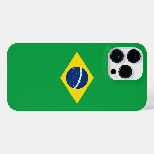 Coque Pour Pour iPhone 14 Pro Max Drapeau du Brésil (Verso Horizontal)