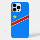 Coque Pour Pour iPhone 14 Pro Max Drapeau du Congo (Verso)