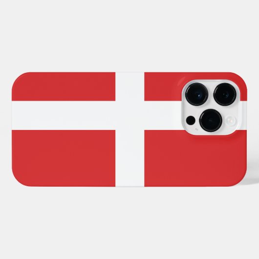 Coque Pour Pour iPhone 14 Pro Max Drapeau du Danemark (Verso Horizontal)