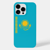 Coque Pour Pour iPhone 14 Pro Max Drapeau du Kazakhstan (Verso)