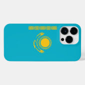 Coque Pour Pour iPhone 14 Pro Max Drapeau du Kazakhstan (Verso Horizontal)