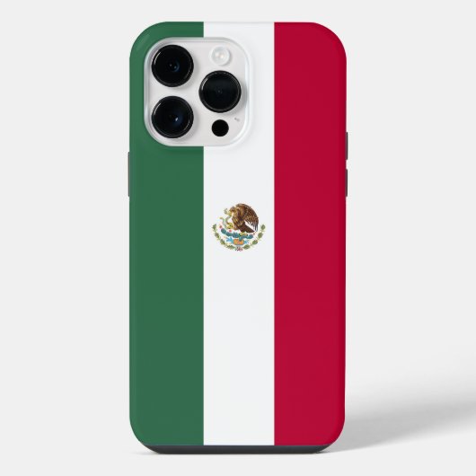 Coque Pour Pour iPhone 14 Pro Max Drapeau du Mexique (Verso)