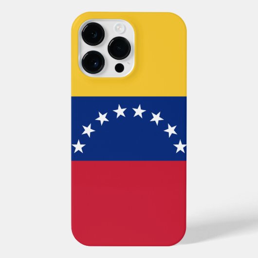 Coque Pour Pour iPhone 14 Pro Max Drapeau du Venezuela (Verso)
