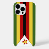 Coque Pour Pour iPhone 14 Pro Max drapeau du Zimbabwe (Verso)