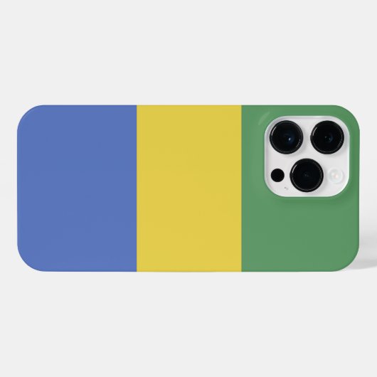 Coque Pour Pour iPhone 14 Pro Max Drapeau Gabon (Verso Horizontal)