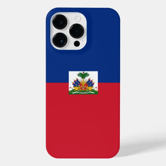 Coque Pour Pour iPhone 14 Pro Max Drapeau Haïti (Verso)