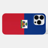 Coque Pour Pour iPhone 14 Pro Max Drapeau Haïti (Verso Horizontal)