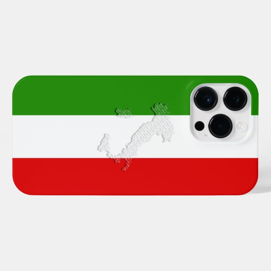 Coque Pour Pour iPhone 14 Pro Max Drapeau italien (Verso Horizontal)