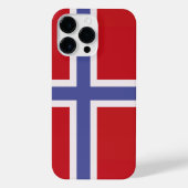 Coque Pour Pour iPhone 14 Pro Max Drapeau norvégien (Verso)