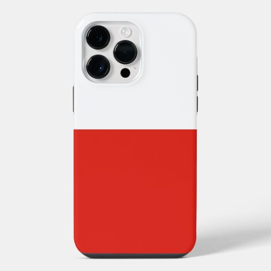 Coque Pour Pour iPhone 14 Pro Max Drapeau polonais (Verso)