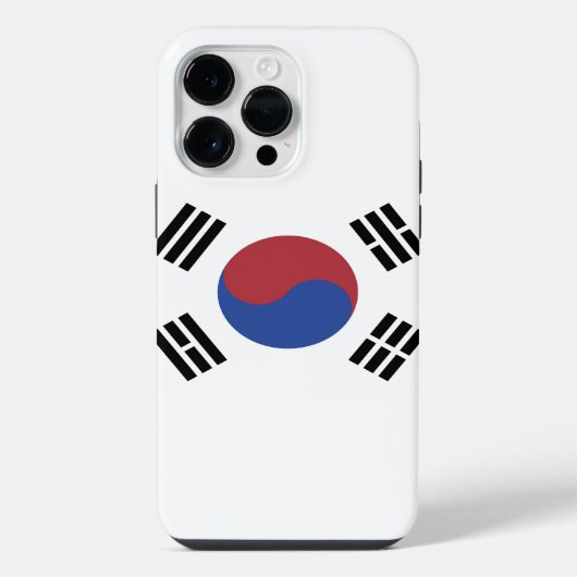 Coque Pour Pour iPhone 14 Pro Max drapeau sud-coréen (Verso)