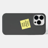 Coque Pour Pour iPhone 14 Pro Max Drôle N'oublie pas de rappeler les notes collantes (Verso Horizontal)