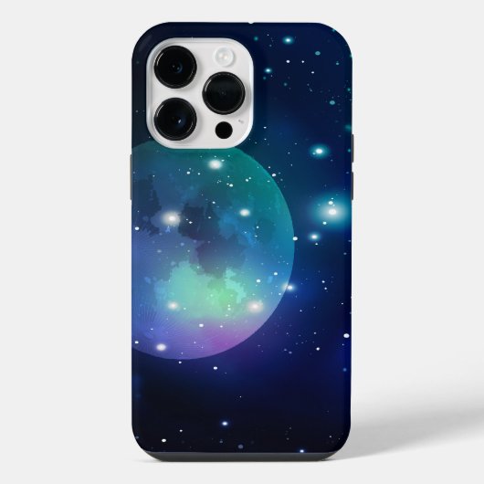 Coque Pour Pour iPhone 14 Pro Max Espace extra-atmosphérique et étoiles (Verso)