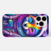 Coque Pour Pour iPhone 14 Pro Max Espace Fox - Téléphone (Verso Horizontal)