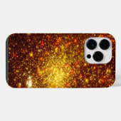 Coque Pour Pour iPhone 14 Pro Max Étoiles Dorées (Verso Horizontal)