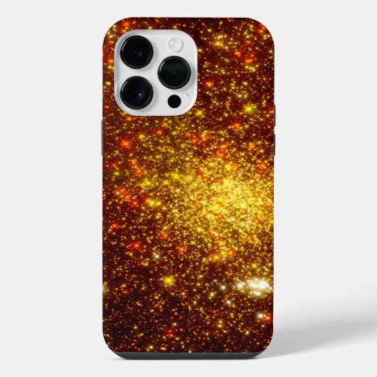 Coque Pour Pour iPhone 14 Pro Max Étoiles Dorées (Verso)