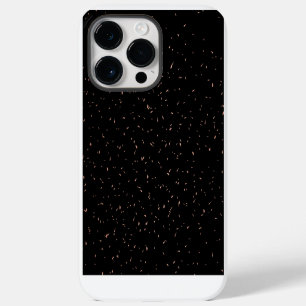 Coque Pour Pour iPhone 14 Pro Max Étoiles Dorées dans le Ciel Sombre Aquarelle