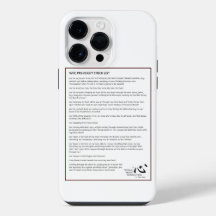 Étui de téléphone Liste de contrôle de vol WHC