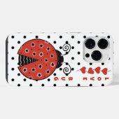 Coque Pour Pour iPhone 14 Pro Max Étui de téléphone robuste Love Bug Ladybug (Verso Horizontal)