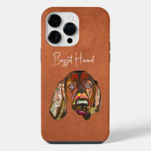 Coque Pour Pour iPhone 14 Pro Max Étui iPhone Case-Mate Basset Hound visage laid