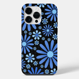 Coque Pour Pour iPhone 14 Pro Max Étui pour téléphone Fleur Bleue Power