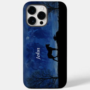 Coque Pour Pour iPhone 14 Pro Max Étui pour téléphone portable de deux poulains de p
