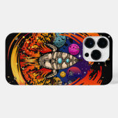 Coque Pour Pour iPhone 14 Pro Max Exploser le vaisseau spatial (Verso Horizontal)