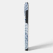 Coque Pour Pour iPhone 14 Pro Max Fantaisie dynamique Abstrait Tons bleus Art fracta (Côté gauche)
