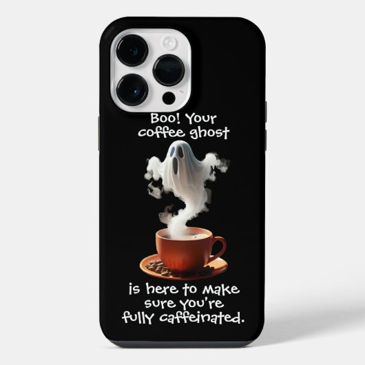 Coque Pour Pour iPhone 14 Pro Max Fantôme du café (Verso)