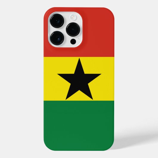 Coque Pour Pour iPhone 14 Pro Max Flag du Ghana (Verso)