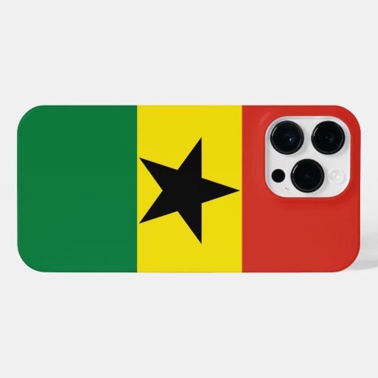 Coque Pour Pour iPhone 14 Pro Max Flag du Ghana (Verso Horizontal)