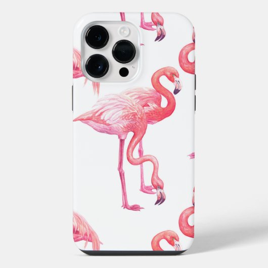 Coque Pour Pour iPhone 14 Pro Max Flamants (Verso)