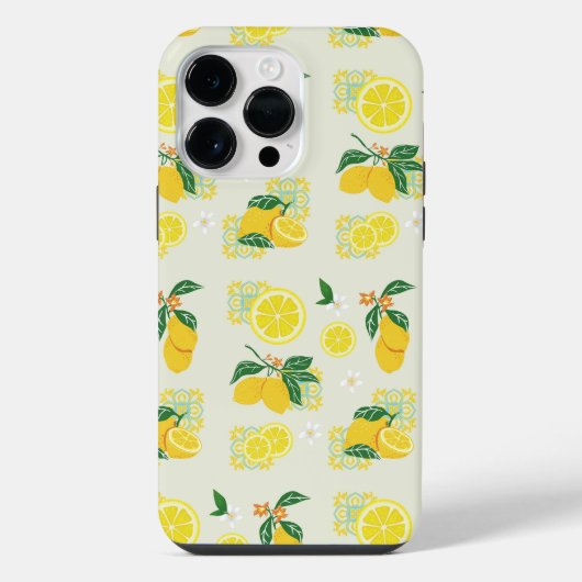 Coque Pour Pour iPhone 14 Pro Max Fleur de Citron (Verso)