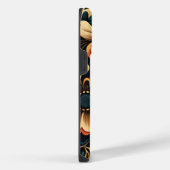 Coque Pour Pour iPhone 14 Pro Max Fleur de pouvoir rétro boho (Côté droit)