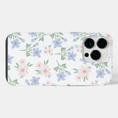 Coque Pour Pour iPhone 14 Pro Max Fleur sauvage violette abstraite (Verso Horizontal)