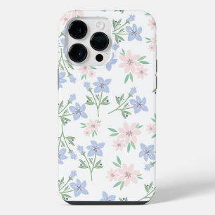 Coque Pour Pour iPhone 14 Pro Max Fleur sauvage violette abstraite