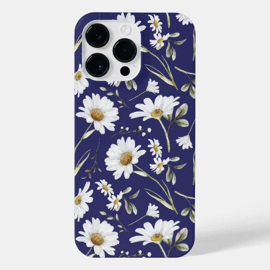Coque Pour Pour iPhone 14 Pro Max Fleurs d'aquarelle blanche (Verso)