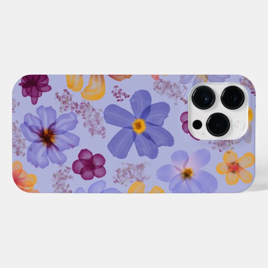 Coque Pour Pour iPhone 14 Pro Max Floral (Verso Horizontal)