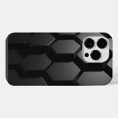 Coque Pour Pour iPhone 14 Pro Max Fond d'écran Hexagone (Verso Horizontal)