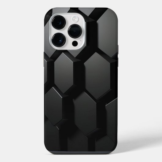 Coque Pour Pour iPhone 14 Pro Max Fond d'écran Hexagone (Verso)