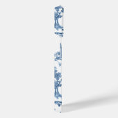 Coque Pour Pour iPhone 14 Pro Max Fontaines et arbres fantastiques vintages bleu toi (Côté droit)