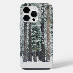 Coque Pour Pour iPhone 14 Pro Max Forêt hivernale Neige Arbres