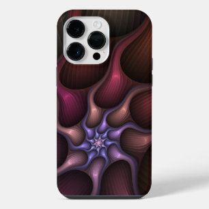 Coque Pour Pour iPhone 14 Pro Max Fractale colorée abstraite rayée brillante magique