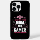 Coque Pour Pour iPhone 14 Pro Max FUNNY GAMER MOM coque iphone (Verso)