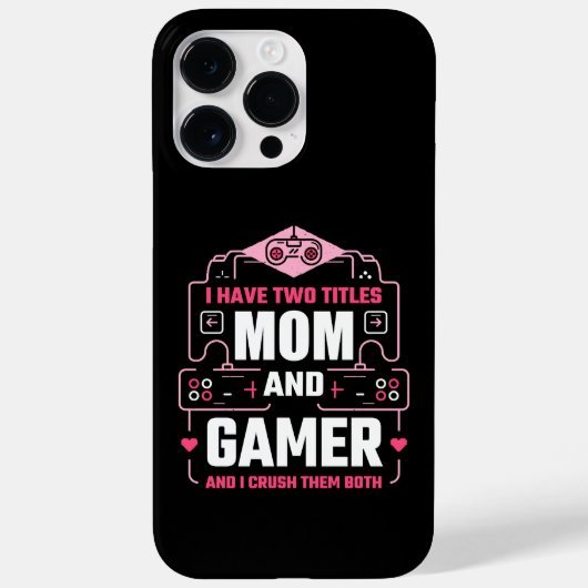 Coque Pour Pour iPhone 14 Pro Max FUNNY GAMER MOM coque iphone (Verso)