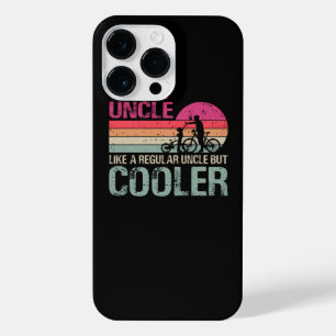 Coque Pour Pour iPhone 14 Pro Max Funny Triathlon Oncle Swim Course Vélo T-