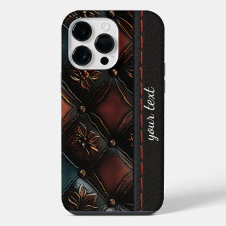 Coque Pour Pour iPhone 14 Pro Max Gaufrage Vintage Sans Couture