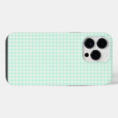 Coque Pour Pour iPhone 14 Pro Max Gingham Vert F & L (Verso Horizontal)