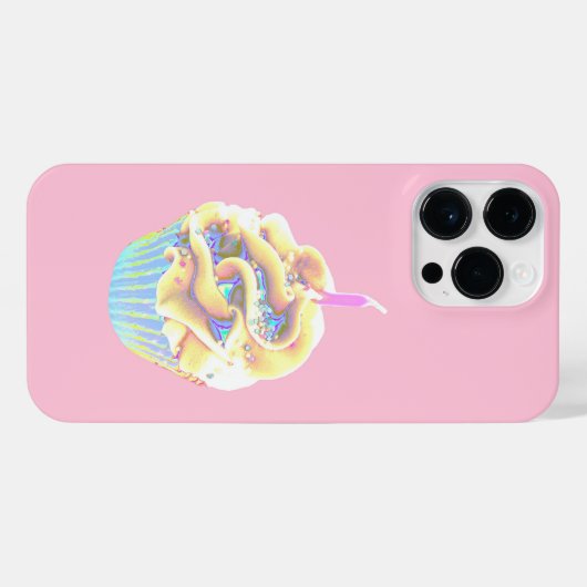 Coque Pour Pour iPhone 14 Pro Max Glam Cupcake (Verso Horizontal)